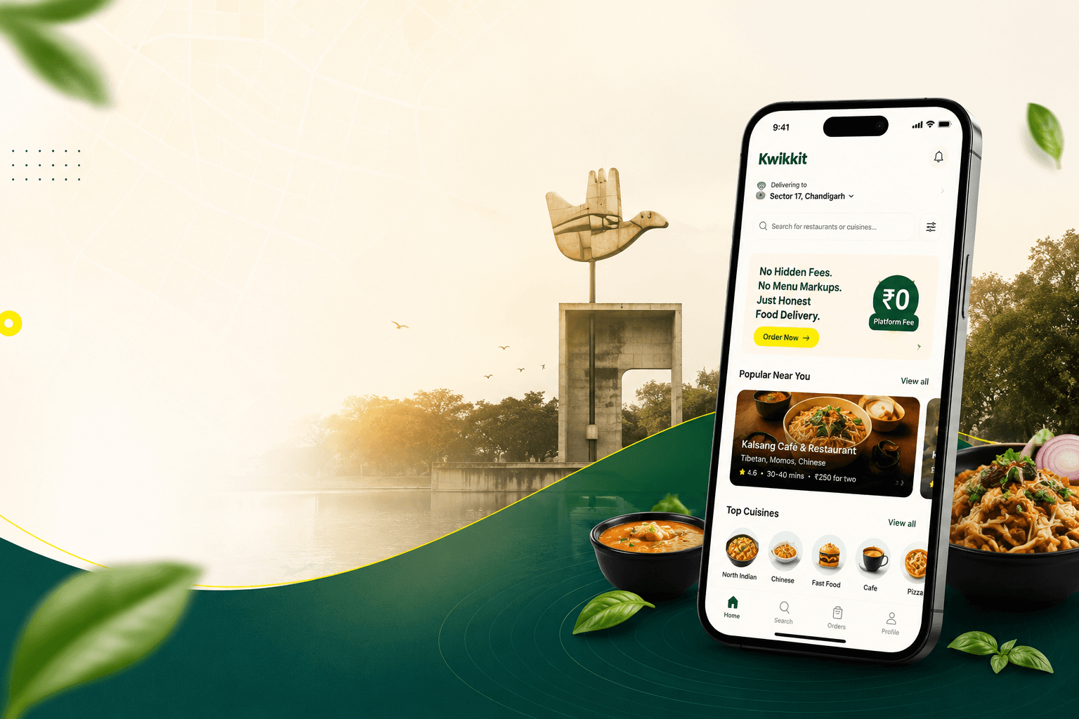 Kwikkit food delivery app
